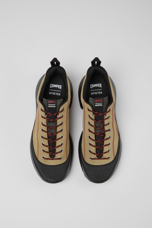 Crclr Gore-tex бежови набук и текстилни маратонки за мъже кемпер нови пристигания