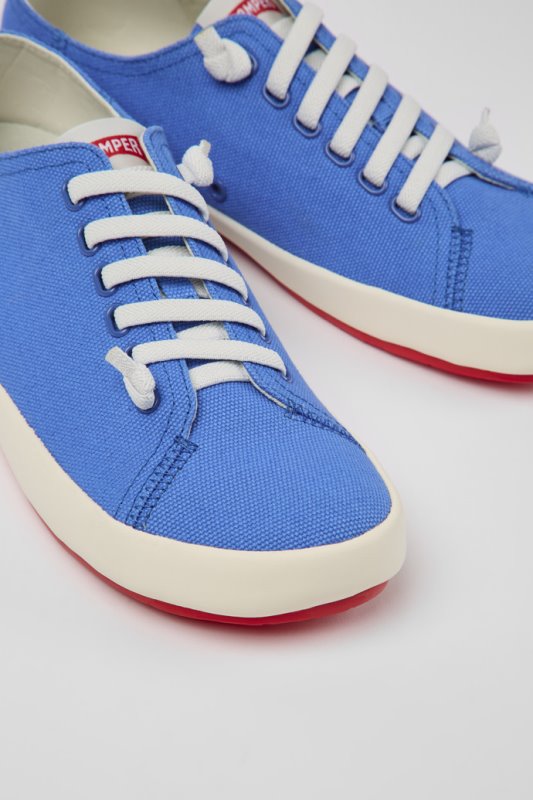 Camper Design Peu Rambla сини маратонки от рециклиран памук за мъже