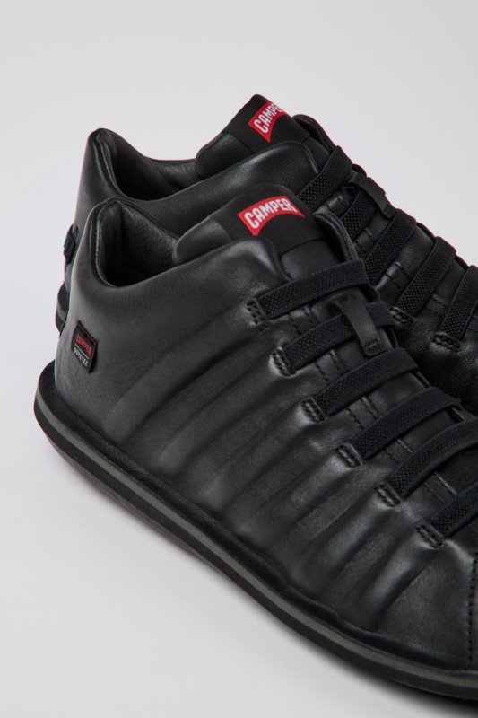 Черни кожени боти на кемпер Beetle Gore-tex за мъже