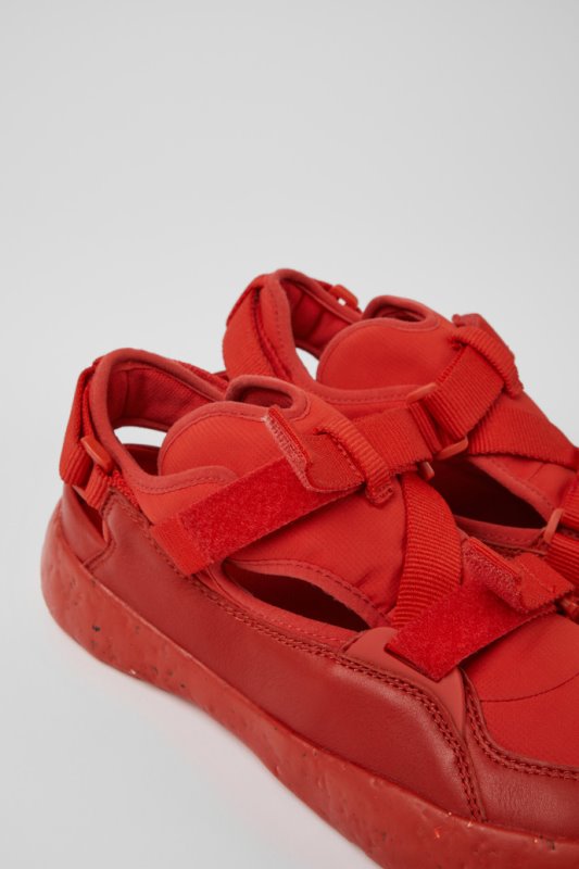 полуотворени мъжки маратонки Camper Design Peu Stadium Red
