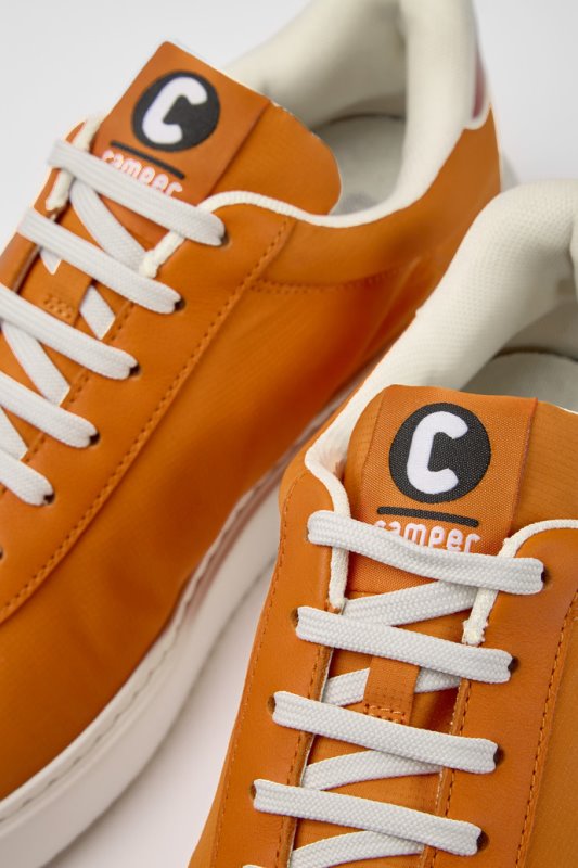 Camper Runner K21 оранжеви червени и бели маратонки за мъже нови постъпления